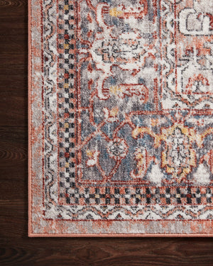 Loloi Cassandra CSN-01 100% Polypropylene Pile Power Loomed Traditional Rug CASNCSN-01RUMLB6F0
