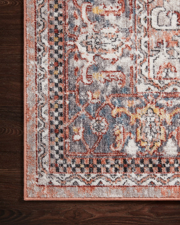 Loloi Cassandra CSN-01 100% Polypropylene Pile Power Loomed Traditional Rug CASNCSN-01RUMLB6F0