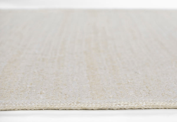 Momeni Pure Salt Cassis CIS-1 Hand Woven Indoor Area Rug Bleach 2'6" x 8' Runner CASSICIS-1BLE2680