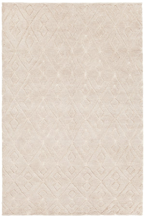 Chandra Rugs Catalina 80% Wool + 20% Cotton Hand Knotted Contemporary Rug Beige 7'9 x 10'6