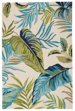 Jaipur Living Catalina Collection CAT52 Fraise 100% Polypropylene Handmade Tropical Floral Rug RUG152293