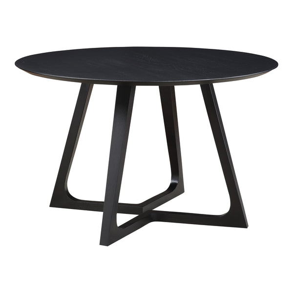 Moe's Home Godenza Dining Table Round Black Ash