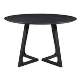 Moe's Home Godenza Dining Table Round Black Ash