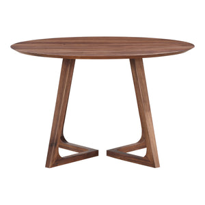 Moe's Home Godenza Dining Table Round Walnut