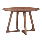Moe's Home Godenza Dining Table Round Walnut