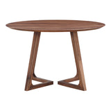 Moe's Home Godenza Dining Table Round Walnut