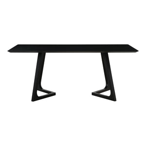 Moe's Home Godenza Dining Table Rectangular Black Ash