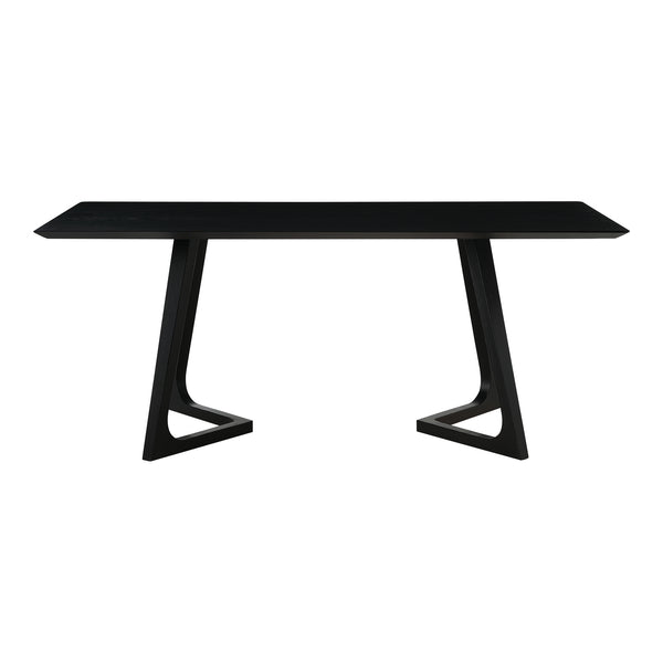 Moe's Home Godenza Dining Table Rectangular Black Ash