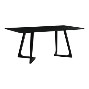 Moe's Home Godenza Dining Table Rectangular Black Ash