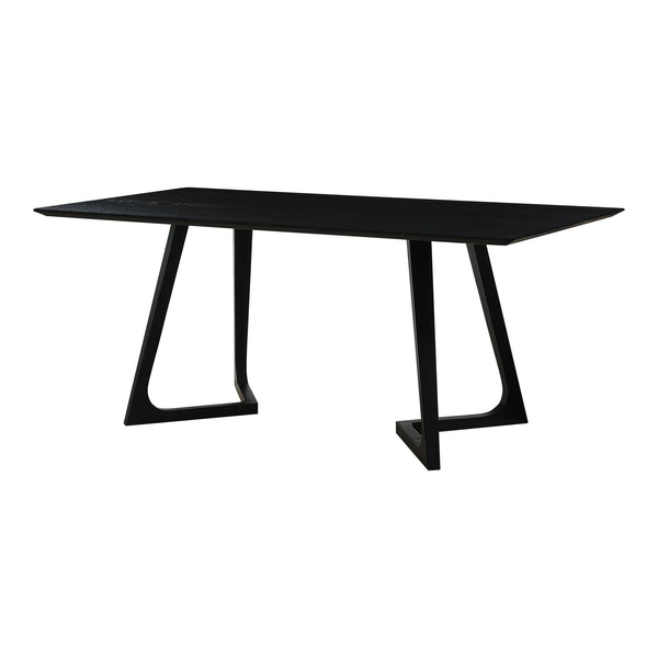 Moe's Home Godenza Dining Table Rectangular Black Ash