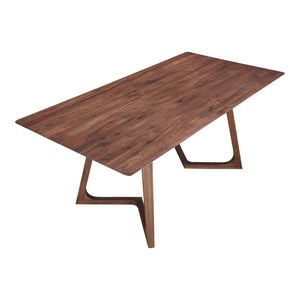 Moe's Home Godenza Dining Table Rectangular Walnut