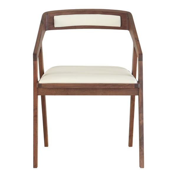 Moe's Home Padma Arm Chair White Pvc