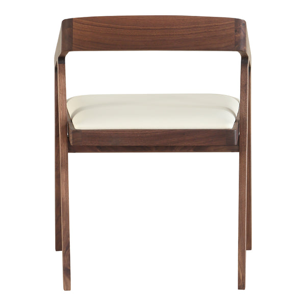 Moe's Home Padma Arm Chair White Pvc