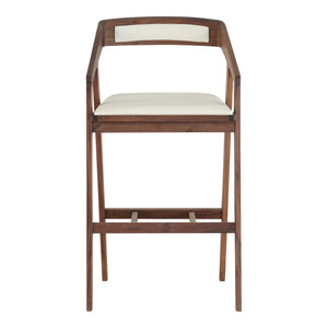 Moe's Home Padma Barstool White Pvc