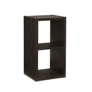 Galli 2 Cubby Storage Cabinet Espresso 