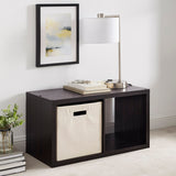 Galli 2 Cubby Storage Cabinet Espresso 