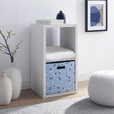 Galli 2 Cubby Storage Cabinet White