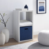 Galli 2 Cubby Storage Cabinet White