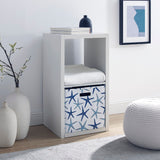 Galli 2 Cubby Storage Cabinet White