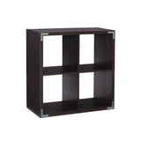 Galli 4 Cubby Storage Cabinet Espresso 