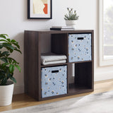 Galli 4 Cubby Storage Cabinet Espresso 