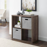 Galli 4 Cubby Storage Cabinet Grey