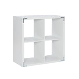 Galli 4 Cubby Storage Cabinet White