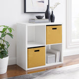 Galli 4 Cubby Storage Cabinet White