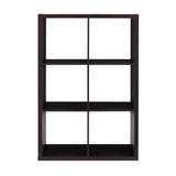 Galli 6 Cubby Storage Cabinet Espresso 