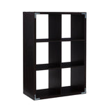 Galli 6 Cubby Storage Cabinet Espresso 