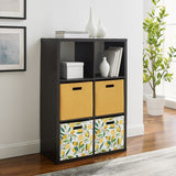 Galli 6 Cubby Storage Cabinet Espresso 