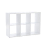 Galli 6 Cubby Storage Cabinet White