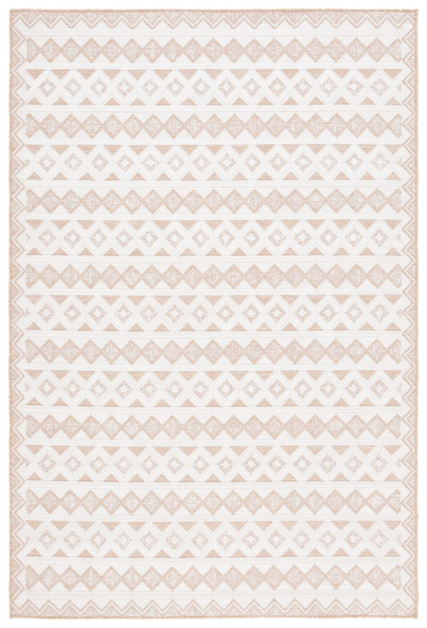 Safavieh Cabana 418 Power Loomed Indoor / Outdoor Rug Natural / Ivory 9' x 12'