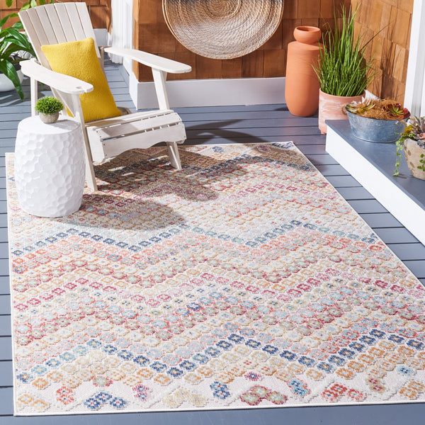 Safavieh Cabana 500 Power Loomed 90% Polypropylene/10% Polyester Indoor/Outdoor Rug CBN592P-9