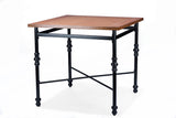 Baxton Studio Broxburn Wood & Metal Industrial Pub Table