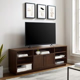 Walker Edison Cody Transitional/Contemporary 70" Contemporary Two-Door Wood Console CDYM3FDW