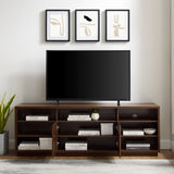 Walker Edison Cody Transitional/Contemporary 70" Contemporary Two-Door Wood Console CDYM3FDW