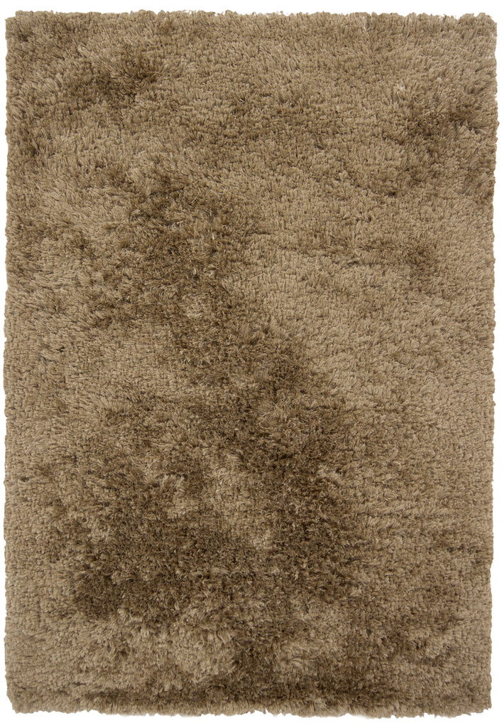 Chandra Rugs Celecot 60% Wool + 40% Polyester Hand-Woven Contemporary Shag Rug Olive 9' x 13'