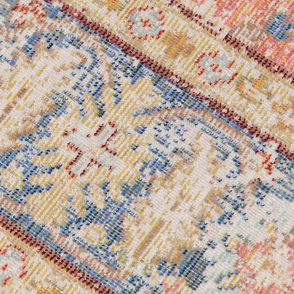 AMER Rugs Century CEN-16 Power-Loomed Bordered Transitional Area Rug Coral 7'10" x 10'6"