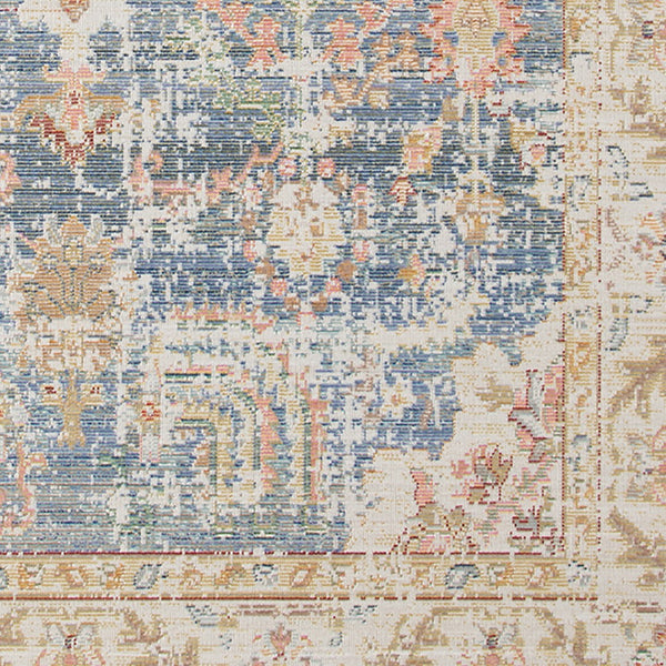 AMER Rugs Century CEN-18 Power-Loomed Bordered Transitional Area Rug Blue 7'10" x 10'6"