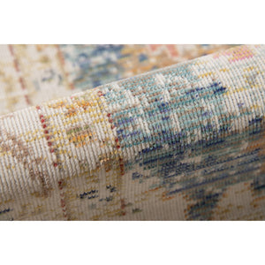 AMER Rugs Century CEN-18 Power-Loomed Bordered Transitional Area Rug Blue 7'10" x 10'6"