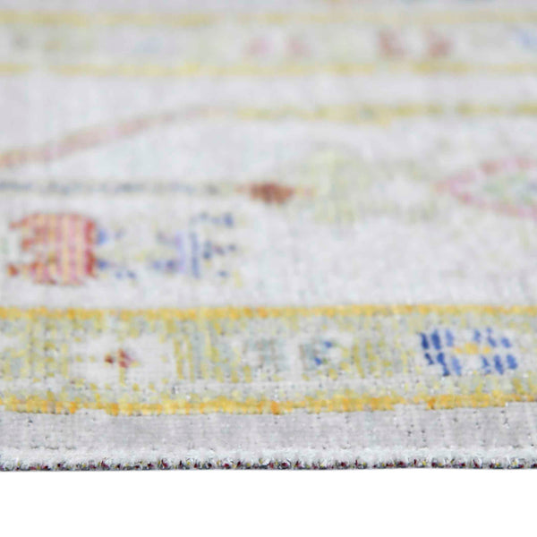 AMER Rugs Century CEN-22 Power-Loomed Bordered Classic Area Rug Blue 7'10" x 10'6"