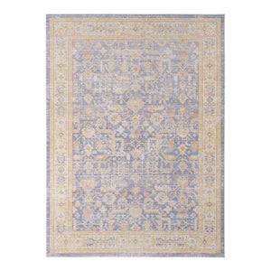 AMER Rugs Century CEN-6 Power-Loomed Bordered Transitional Area Rug Lavender 7'10" x 10'6"