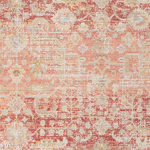 AMER Rugs Century CEN-8 Power-Loomed Bordered Transitional Area Rug Salmon 7'10" x 10'6"