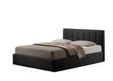 Templemore Leather Contemporary Queen Bed