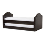 Alessia Faux Leather Upholstered Daybed with Trundle Bed