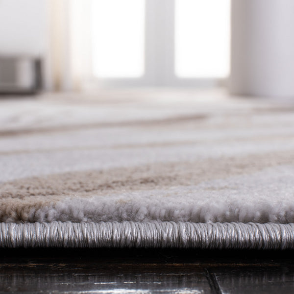 Craft 819 Contemporary Power Loomed 85% Polypropylene, 15% Polyester Rug Gold / Grey