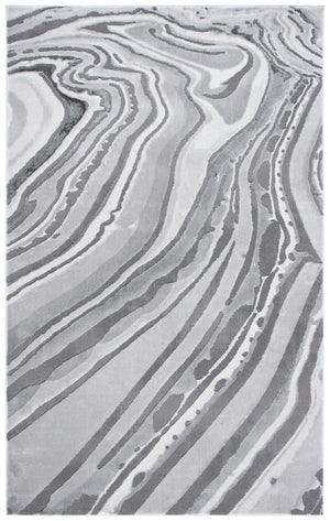 Craft 843 Contemporary Power Loomed 75% Polypropylene, 25% Polyester Rug Light Grey / Grey