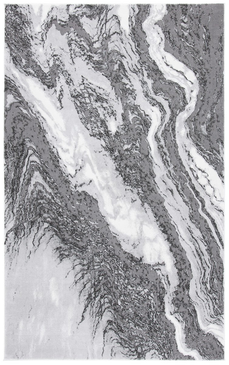 Craft 844 Contemporary Power Loomed 80% Polypropylene, 20% Polyester Rug Light Grey / Grey