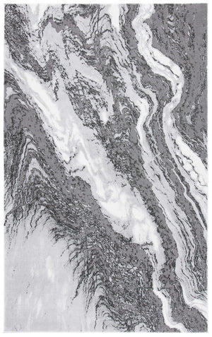 Craft 844 Contemporary Power Loomed 80% Polypropylene, 20% Polyester Rug Light Grey / Grey